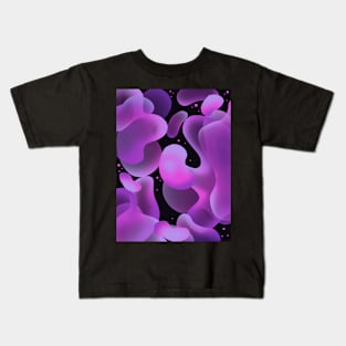 Lava Lamp Purple Kids T-Shirt